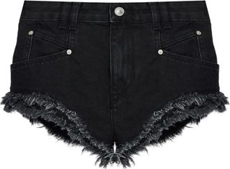 Isabel Marant Eneidala shorts met franje - Zwart