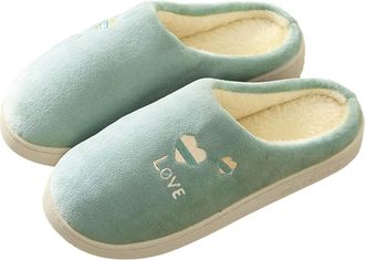 Generic Open Box Deals Clearance Travel Slippers Women Slippers For Men And Women Winter Warm Cotton House Slippers Women Indoor Slippers S Closed Toe black s