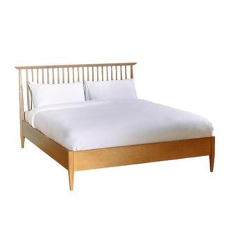 Robin des Bois Cama de 140x200 en hevea h&eacute;v&eacute;a naturel