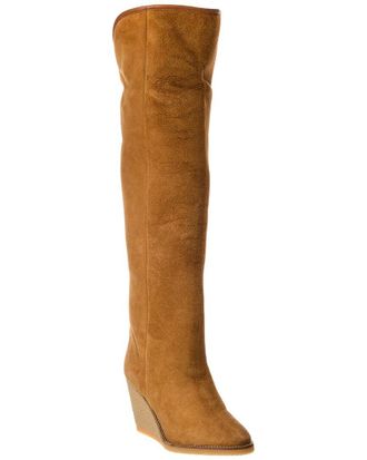 Isabel Marant Tilin Suede Over-The-Knee Boot