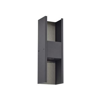 Lucande L&aacute;mpara de pared led exterior de aluminio negro