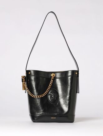 Versace Borsa a secchiello Pivot Versace in pelle