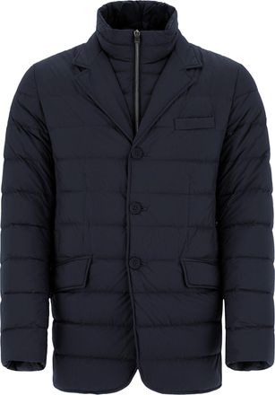Herno New Blue Double Padded Down Jacket