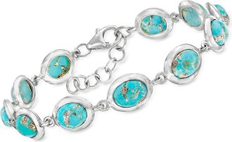 Ross-Simons Turquoise Bracelet in Sterling Silver