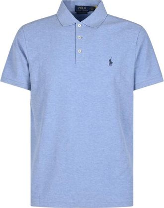 Polo Ralph Lauren Gebreide Polo - Heren - Polos - Blauw - L - Tops