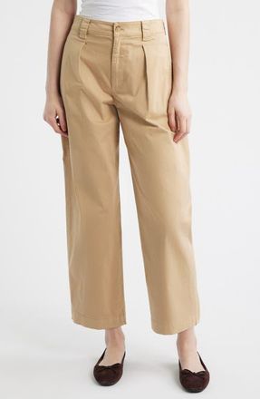 Madewell The Barrel Leg Chino Pants in Fawn at Nordstrom, Size 24
