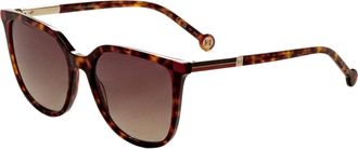 Carolina Herrera Womens 54 mm Brown Sunglasses