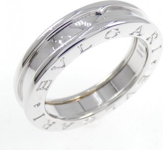 Bulgari White Gold White Gold (18K) Band Ring (Pre-Owned)