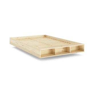 Karup Design Merge Bett, 140 x 200 cm, Kiefer natur