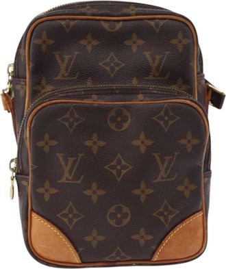 Louis Vuitton Amazone Monogram Canvas Brown Canvas Handbag (Pre-Owned)