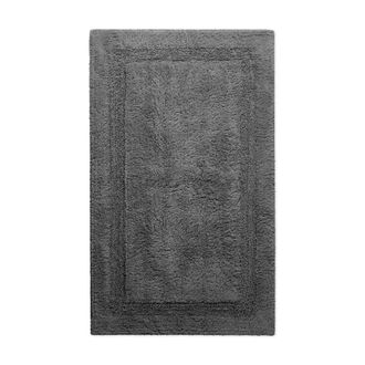 Wecon Home Alfombra de ba&ntilde;o gris granito de algod&oacute;n 60x100