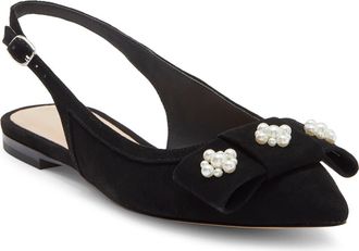 Stuart Weitzman Julietta Slingback Mule in Black at Nordstrom Rack, Size 10.5