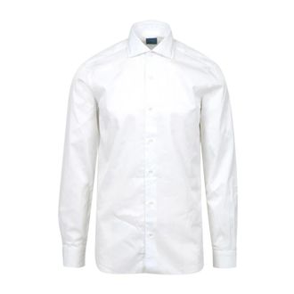 Barba Poplin Shirt - Heren - Overhemden - Wit - Maat: 3XL Katoen