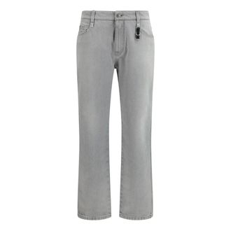 Ermanno Scervino Boyfriend Jeans - Dames - Jeans - Grijs - Maat: S Katoen