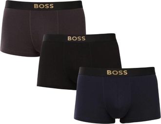 HUGO BOSS Mens Trunks 3-Pack - Gold Logo, Size XX-Large
