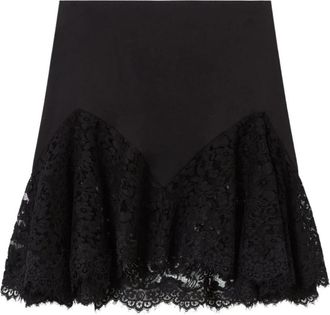 Stella McCartney Stella Mc Cartney Rokken Zwart - Dames - Korte rokken - Zwart - S - Satijn - Rokken