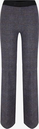 Pamela Henson Weite gerade Hose aus Karojerseyqualit&auml;t Ghebby