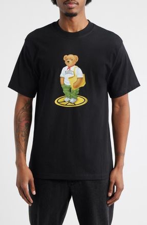 Market Stand for Peace Bear Graphic T-Shirt in Black at Nordstrom, Size Xx-Large