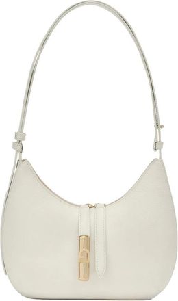 Furla Goccia S Schoudertas - Dames - Schoudertassen - Beige - ONE Size - Leer - Tassen