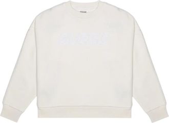 Guess Hoodies & sweatvesten, Dames, Wit, 2Xs, Katoen, Aelia CN Sweatshirt