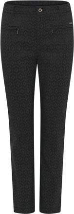 C.Ro Mujer, Pantalones, Negro, Talla: XL