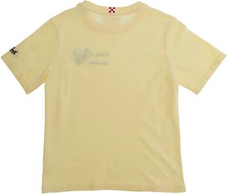 MC2 Saint Barth Boys T-Shirt With Snoopy Print, Yellow T-Shirts And Polos