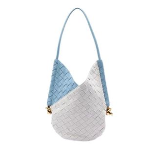 Bottega Veneta Pre-owned Shoulder Bags, female, Multicolor, Size: ONE SIZE Pre-owned Woven Nappa Shoulder Bag