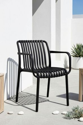 Regalos Miguel Sillas Jard&iacute;n - Silla Somer Basic Con Reposabrazos - Negro