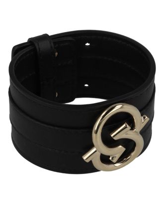 Ferragamo Interlocking Gancini Leather Bracelet