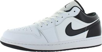 Nike Air Jordan 1 Low Mens Trainers 553558 Sneakers Shoes (UK 12 US 13 EU 47.5, White Black White 132)