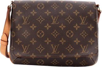 Louis Vuitton Musette Tango Handbag Monogram (Authentic Pre-Loved)