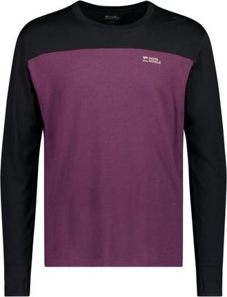 Mons Royale Yotei Merino L/S Merinoshirt f&uuml;r Herren | lila/schwarz
