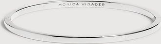 Monica Vinader Sterling Silver Essential Slim Bangle