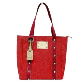 Louis Vuitton Pre-owned Tote Bags, female, Red, Size: ONE SIZE Pre-owned Antigua Canvas Tote Bag
