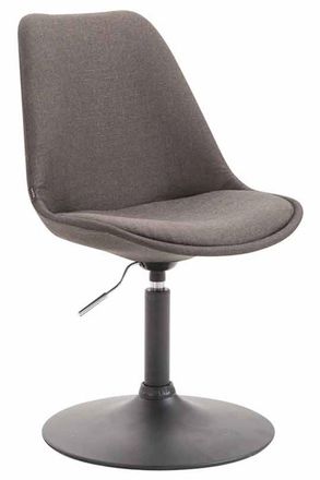 Clp Silla De Comedor Maverick En Tela Gris Oscuro Negro