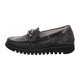 Waldl&auml;ufer Mocassin - Dames - Schoenen - Zwart - Maat: 38 EU Leer