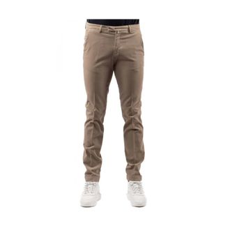 BRIGLIA 1949 Heren, Broeken, Beige, Maat: 4XL