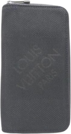 Louis Vuitton Pre-owned Long wallet (bi-fold) - Heren - Vintage Accessoires - Zwart - ONE Size - Vintage