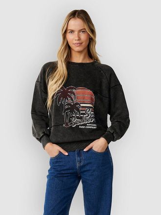 Rip Curl Seeker Raglan Standard Crew Sweater schwarz