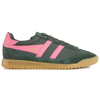 Gola Womens Classics Tornado Trainers - Green Nylon - Size UK 5