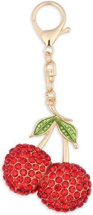 Leith Pav&eacute; Cherry Bag Charm in Red Multi- Gold at Nordstrom Rack