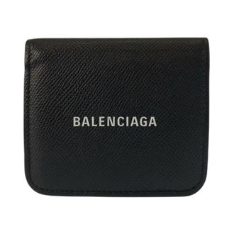 Balenciaga Black Leather Wallet (Bi-Fold) (Pre-Owned)