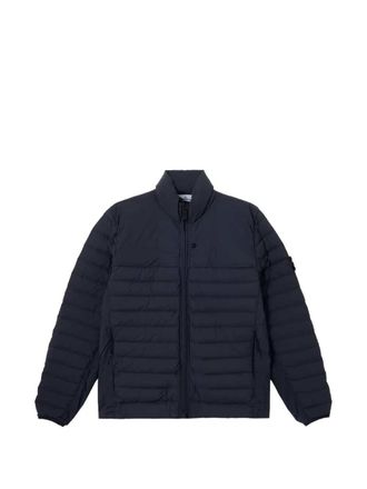 Stone Island Giubbotto Trapuntato Stone Island Con Patch Logo