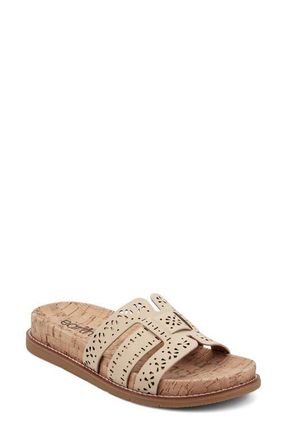 Earth Fairren Slide Sandal in Light Natural at Nordstrom, Size 8.5