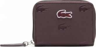 Lacoste Portemonnee met rits voor munten - Dames - Portefeuilles - Bruin - ONE Size - Accessoires