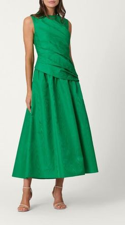 Shoshanna Midnight Moire Gabrielle Dress in Vibrant Green at Nordstrom, Size 0