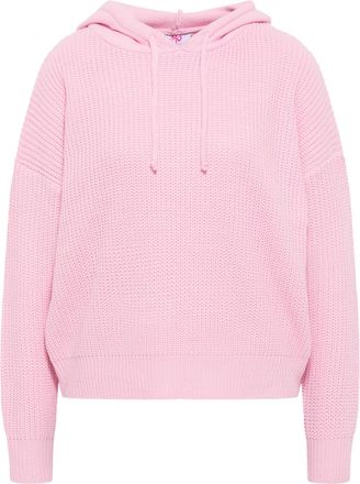 Mymo Gebreide hoodie Blonda Dames roze