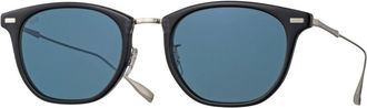 Eyevan 7285 Leonor DN Mens Sunglasses Blue Size 52