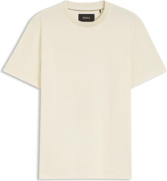 BOSS Regular-fit T-shirt in mercerized cotton