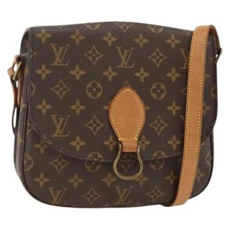 Louis Vuitton Pre-owned Cross Body Bags, female, Brown, Size: ONE SIZE Pre-owned Saint Cloud Shoulder Bag